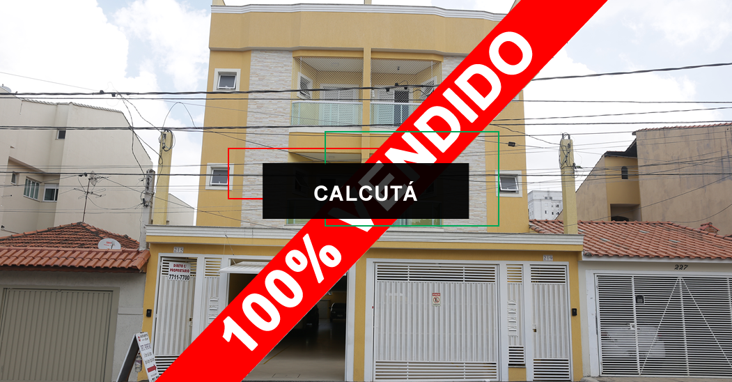 Fachada do Calcutá em Santo André